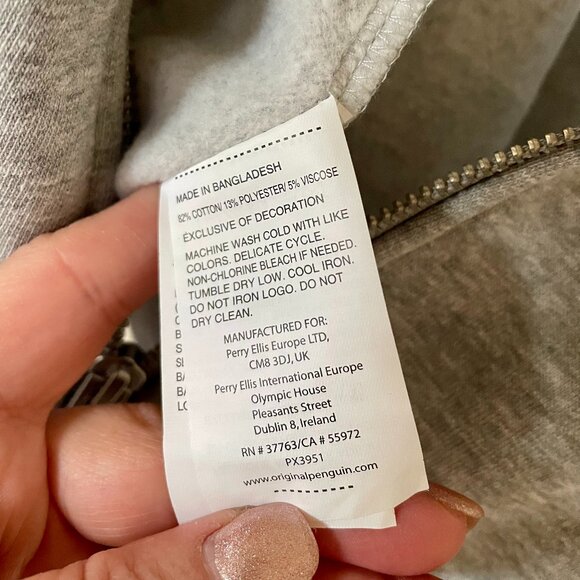 Cozy full zip up hoodie jacket - Picture 7 of 10